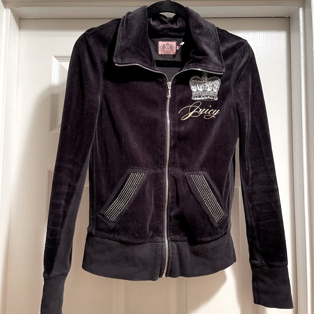 Juicy Couture velour zip up